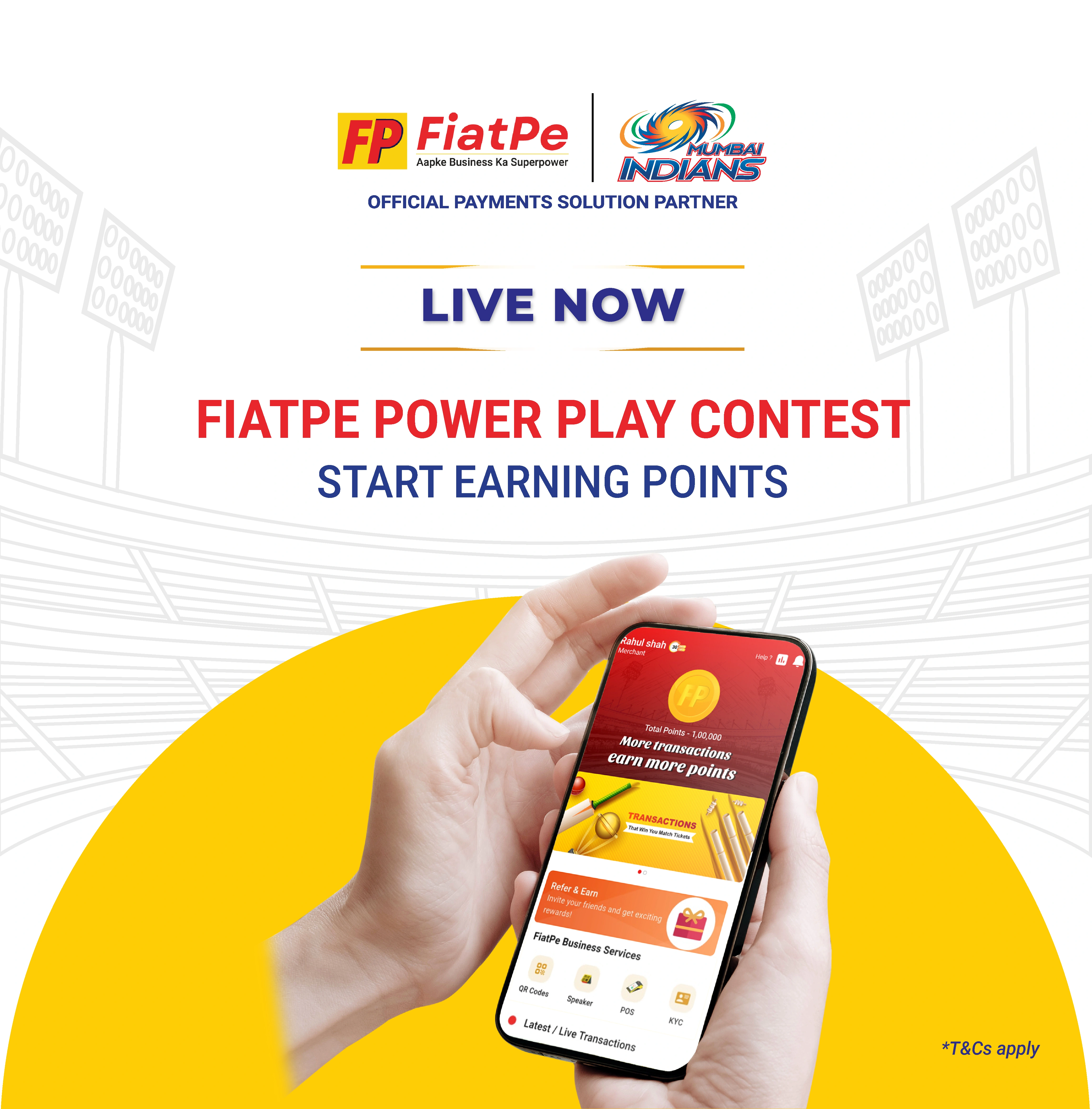 QR payment via FiatPe soundbox