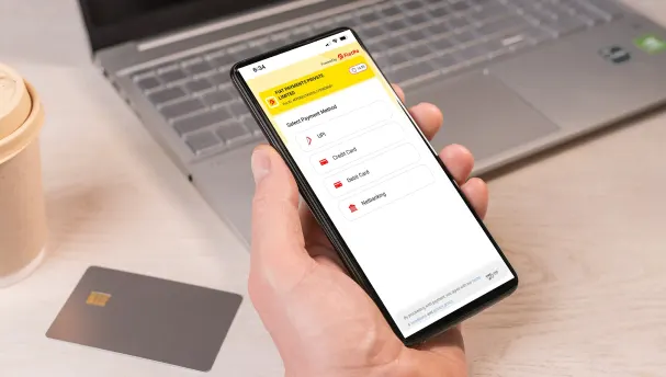 A high-resolution image of the FiatPe Next 3-in-1 Point-of-Sale device, showcasing its sleek compact design that integrates card dip and tap, dynamic and static QR code payments, and soundbox features with instant multilingual voice confirmations, designed for seamless payment acceptance and business workflow integration on the FiatPe platform.