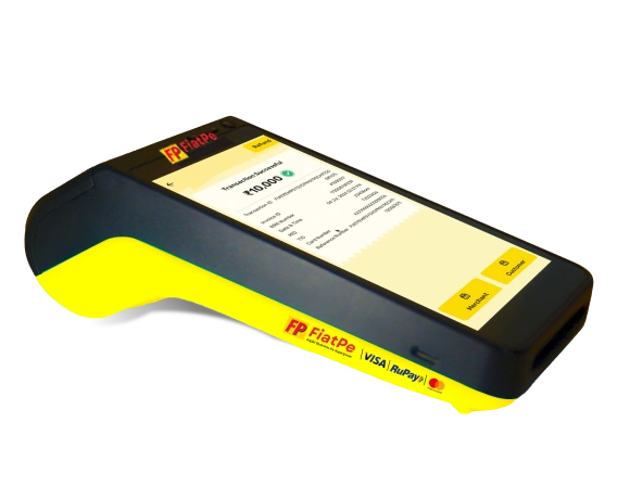 The image features a FiatPe POS terminal at the center, surrounded by circular icons listing benefits: all payment methods accepted, lightning-fast transactions, smart integrations, portability, intuitive operation, and built-in security, visually summarizing why businesses should choose FiatPe POS for versatile and reliable payments.